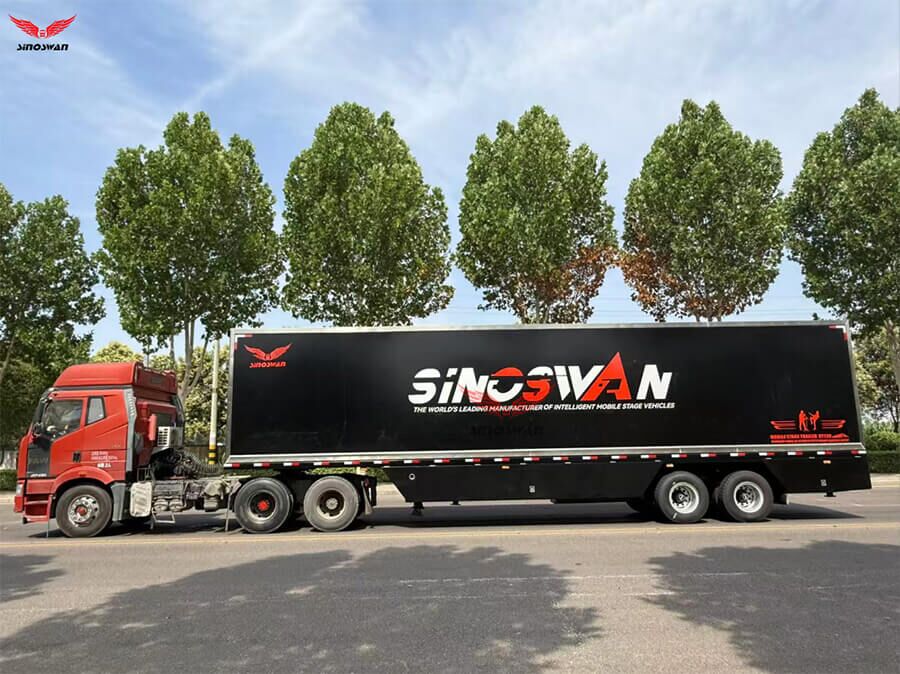 ST130 Mobile Stage Trailer – Your Ultimate Outdoor Event Solution-Sinoswan